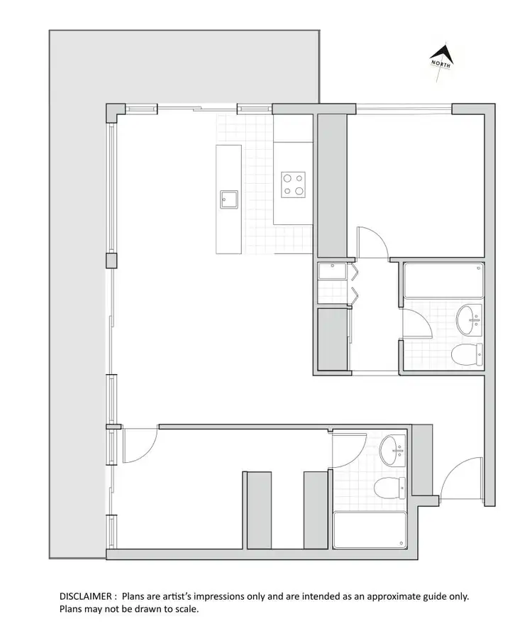 Floorplan of Homely apartment listing, 49/44 Macquarie Street, Barton ACT 2600