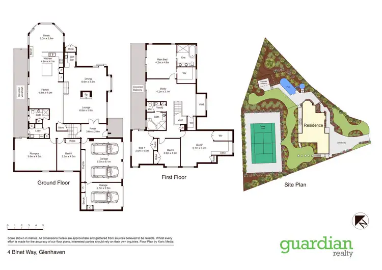Floorplan of Homely house listing, 4 Binet Way, Glenhaven NSW 2156