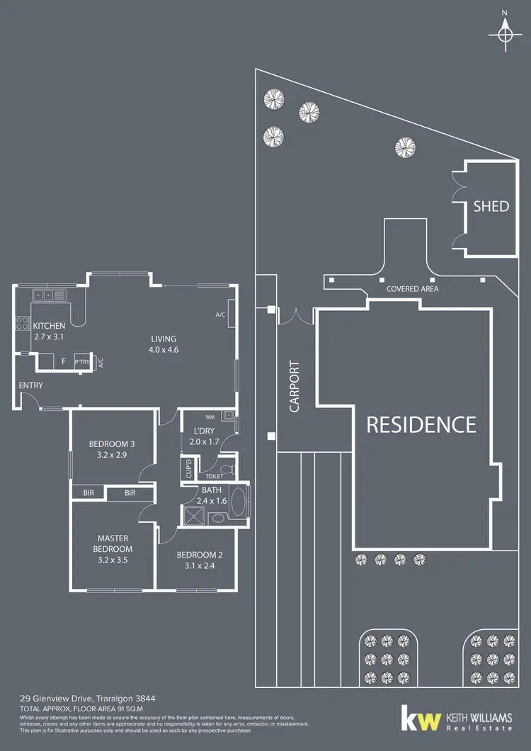 Floorplan of Homely house listing, 29 Glenview Drive, Traralgon VIC 3844