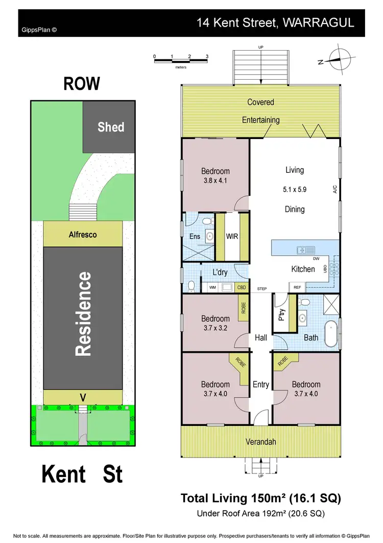 Floorplan of Homely house listing, 14 Kent Street, Warragul VIC 3820