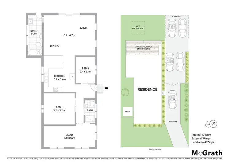 Floorplan of Homely house listing, 16 Picnic Parade, Ettalong Beach NSW 2257
