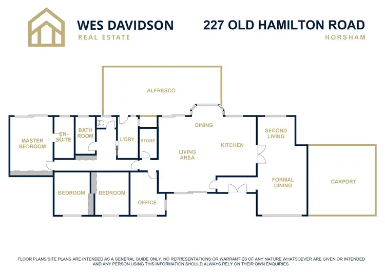 Floorplan of Homely house listing, 227 Old Hamilton Road, Haven VIC 3401