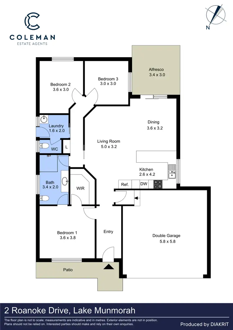 Floorplan of Homely house listing, 2 Roanoke Drive, Lake Munmorah NSW 2259