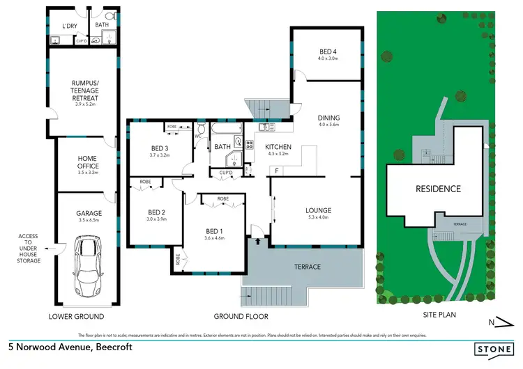 Floorplan of Homely house listing, 5 Norwood Avenue, Beecroft NSW 2119