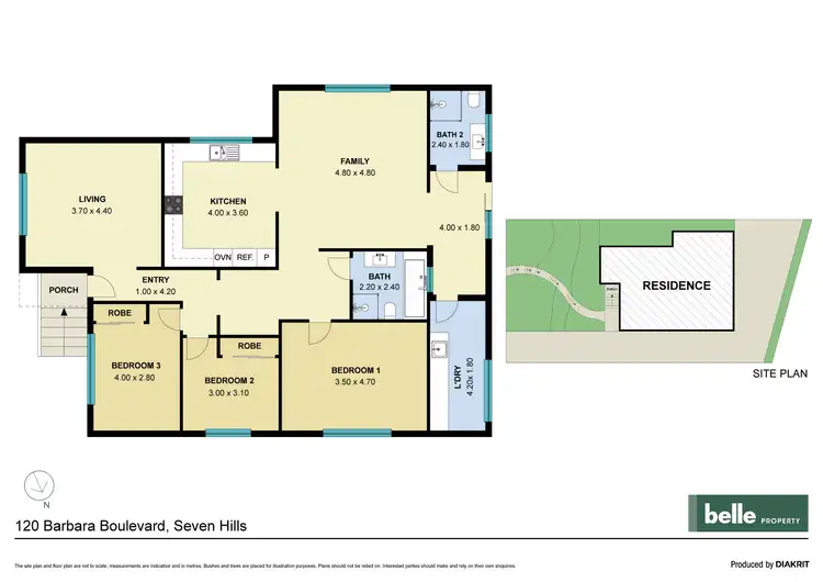 Floorplan of Homely house listing, 120 Barbara Boulevard, Seven Hills NSW 2147