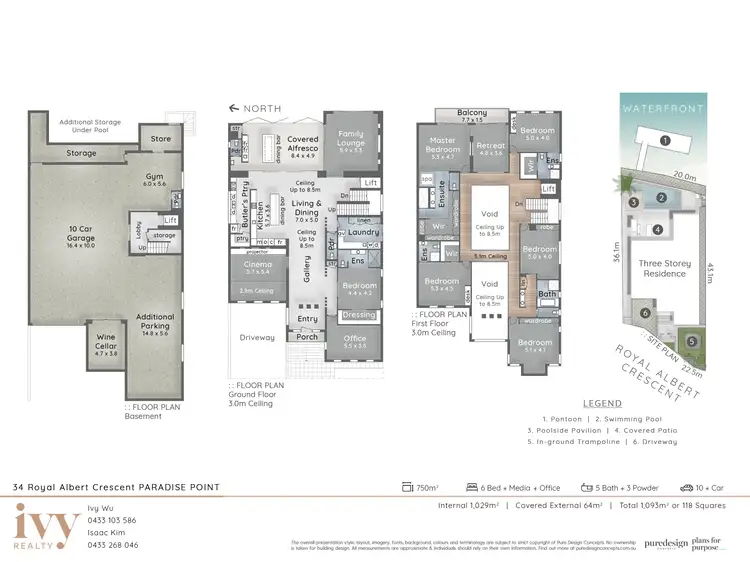 Floorplan of Homely house listing, 34 Royal Albert Crescent, Sovereign Islands QLD 4216