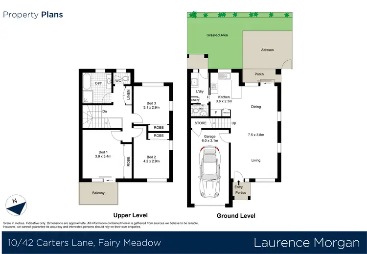 Floorplan of Homely townhouse listing, 10/42 Carters Lane, Fairy Meadow NSW 2519