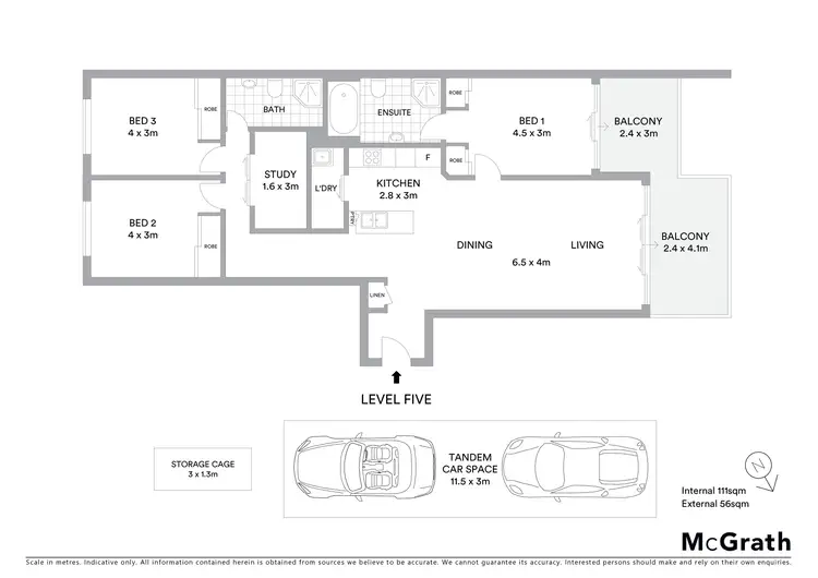 Floorplan of Homely apartment listing, 542/5 Loftus Street, Turrella NSW 2205