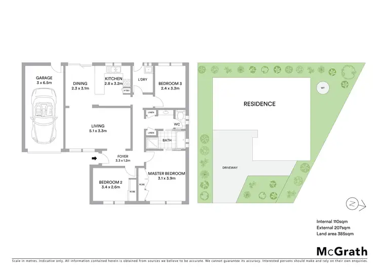 Floorplan of Homely semi-detached listing, 2/9 Tari Place, Buff Point NSW 2262