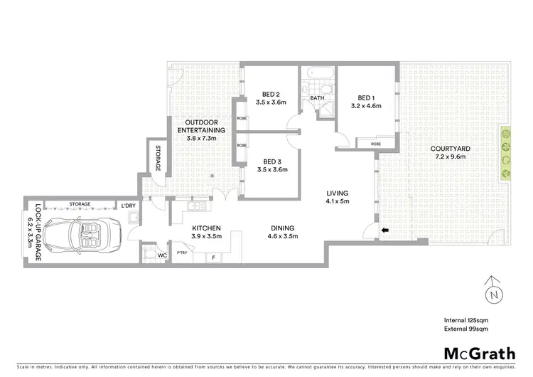 Floorplan of Homely villa listing, 3/51 Picnic Parade, Ettalong Beach NSW 2257