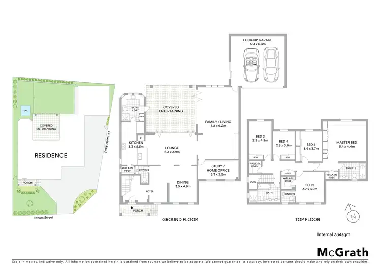 Floorplan of Homely house listing, 1A Eltham Street, Gladesville NSW 2111