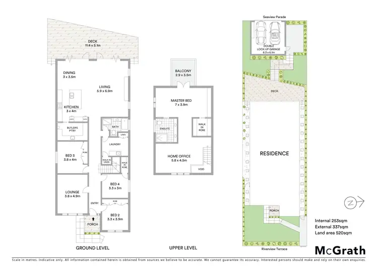 Floorplan of Homely house listing, 22 Riverview Terrace, Belmont VIC 3216