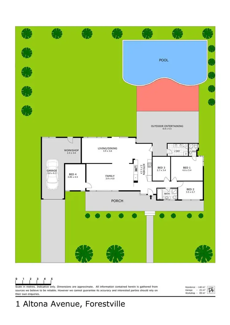 Floorplan of Homely house listing, 1 Altona Avenue, Forestville NSW 2087