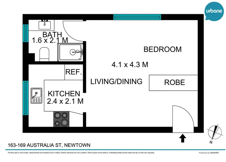 Floorplan of Homely apartment listing, 6/163 Australia Street, Newtown NSW 2042