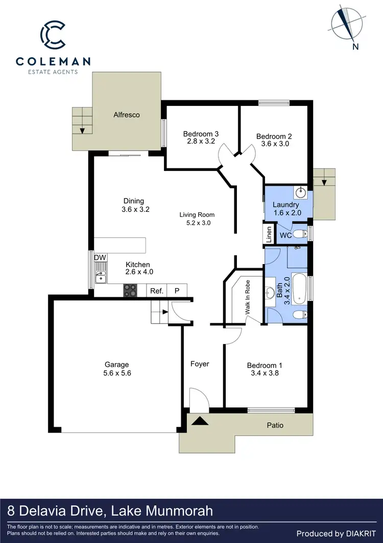 Floorplan of Homely house listing, 8 Delavia Drive, Lake Munmorah NSW 2259