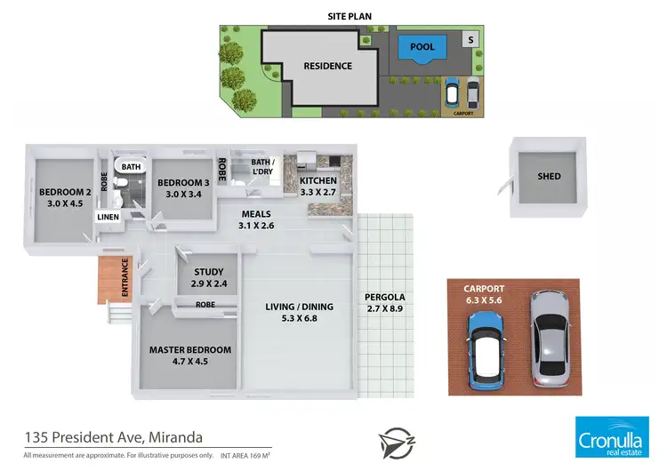 Floorplan of Homely house listing, 135 President Avenue, Miranda NSW 2228