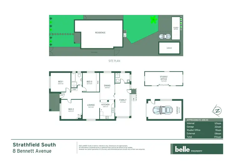 Floorplan of Homely house listing, 8 Bennett Avenue, Strathfield South NSW 2136