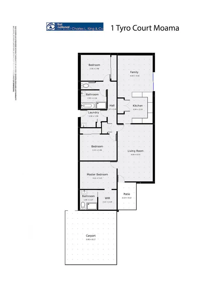 Floorplan of Homely house listing, 1 Tyro Court, Moama NSW 2731