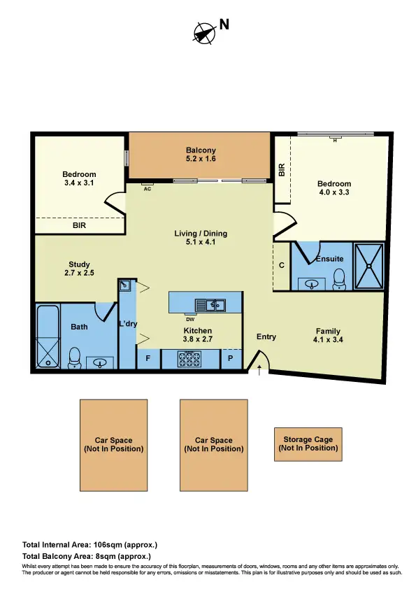Floorplan of Homely apartment listing, 23/41 Moreland Street, Footscray VIC 3011