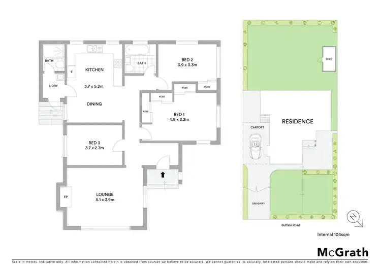 Floorplan of Homely house listing, 176 Buffalo Road, Ryde NSW 2112