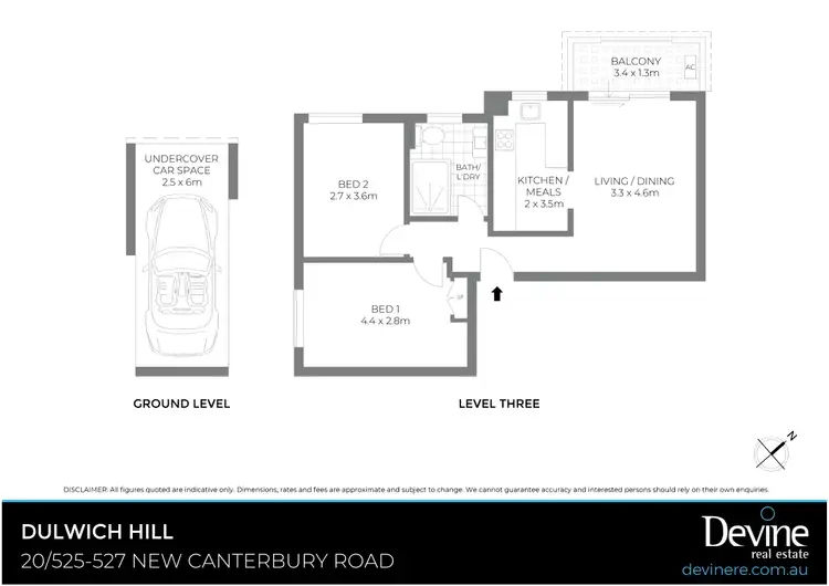 Floorplan of Homely apartment listing, 20/525-527 New Canterbury Road, Dulwich Hill NSW 2203