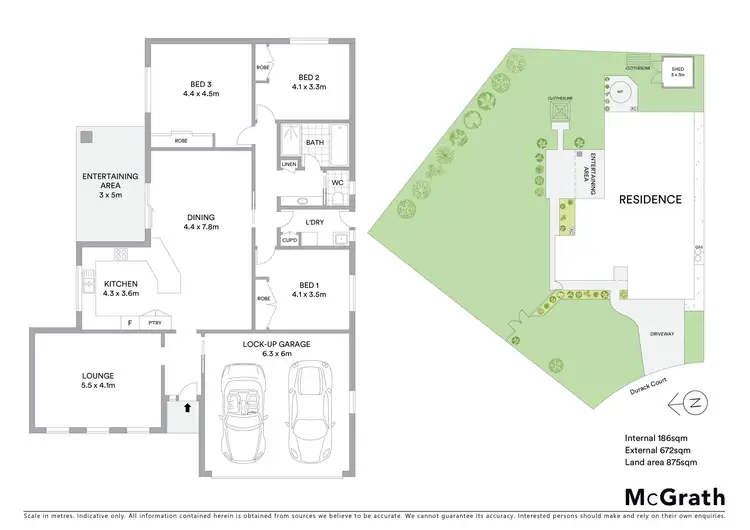 Floorplan of Homely house listing, 9 Durack Court, Mudgee NSW 2850