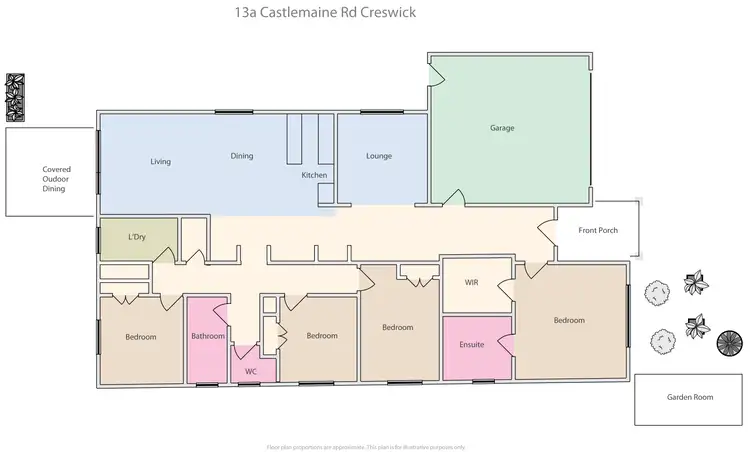 Floorplan of Homely house listing, 13A Castlemaine Road, Creswick VIC 3363