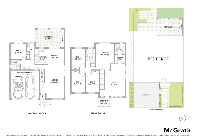 Floorplan of Homely townhouse listing, 1/142 Picnic Point Road, Picnic Point NSW 2213