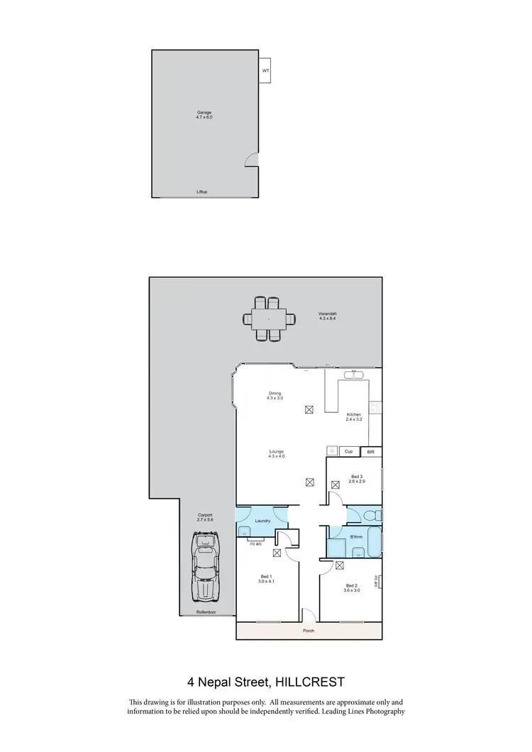Floorplan of Homely house listing, 4 Nepal Street, Hillcrest SA 5086