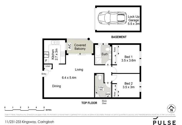 Floorplan of Homely apartment listing, 11/231-233 Kingsway, Caringbah NSW 2229