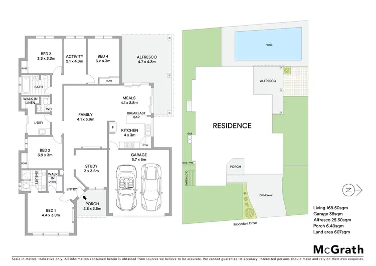 Floorplan of Homely house listing, 10 Moondani Drive, Gilston QLD 4211