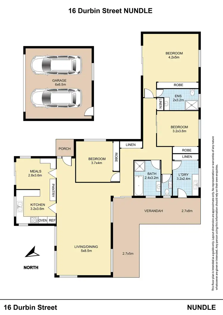 Floorplan of Homely house listing, 16 Durbin Street, Nundle NSW 2340