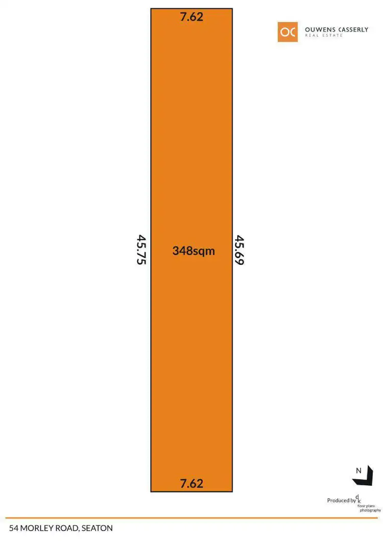 Floorplan of Homely land listing, 54 Morley Road, Seaton SA 5023