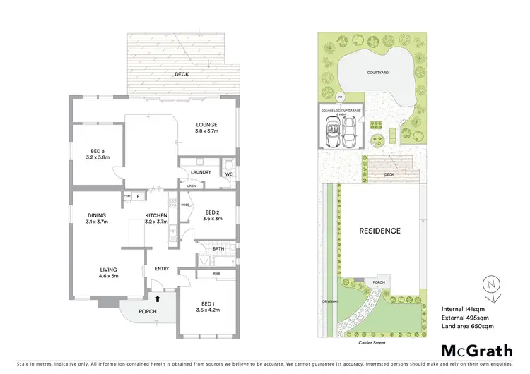 Floorplan of Homely house listing, 39 Calder Street, Manifold Heights VIC 3218