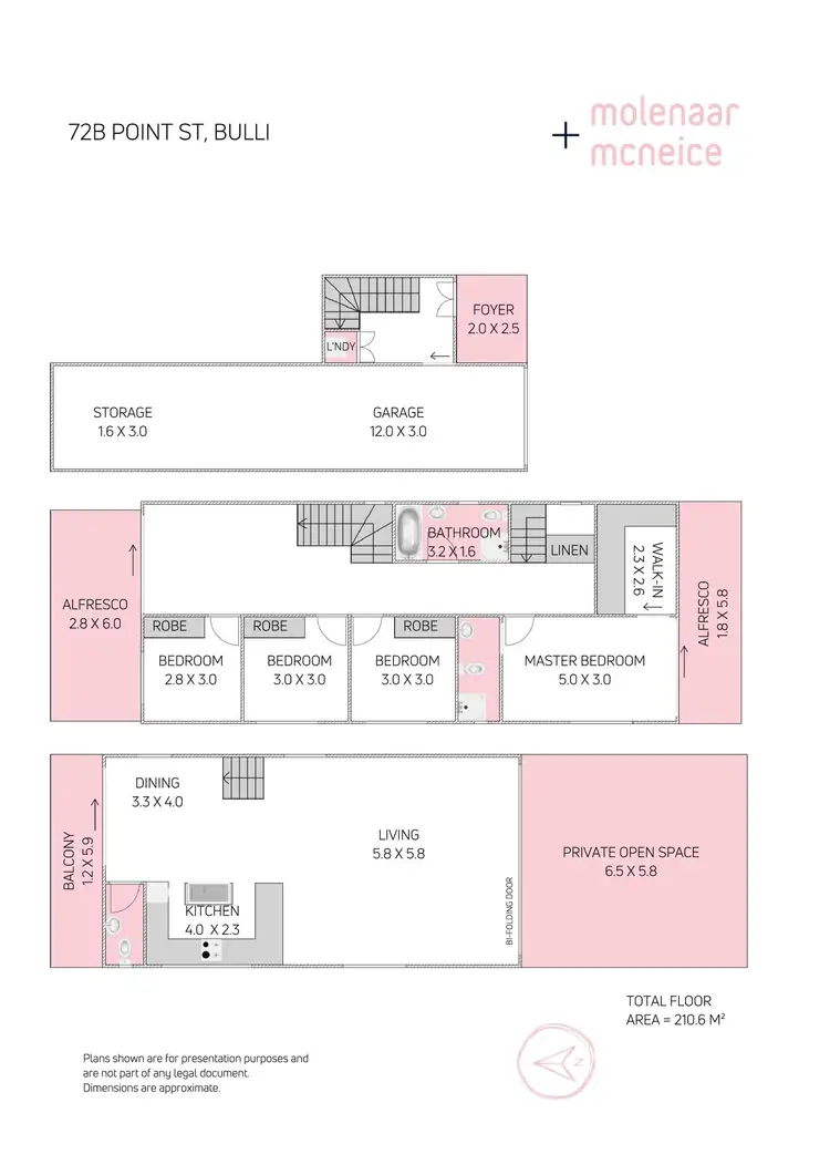 Floorplan of Homely house listing, 72B Point Street, Bulli NSW 2516