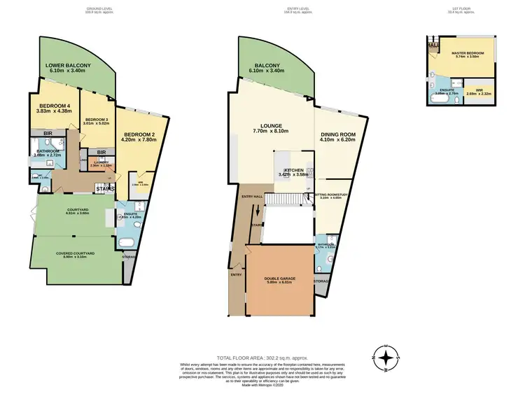 Floorplan of Homely townhouse listing, 34A Kaleula Crescent, Kiama NSW 2533