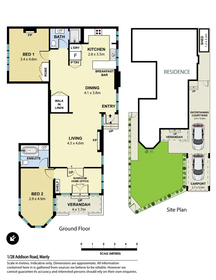 Floorplan of Homely apartment listing, 1/28 Addison Road, Manly NSW 2095