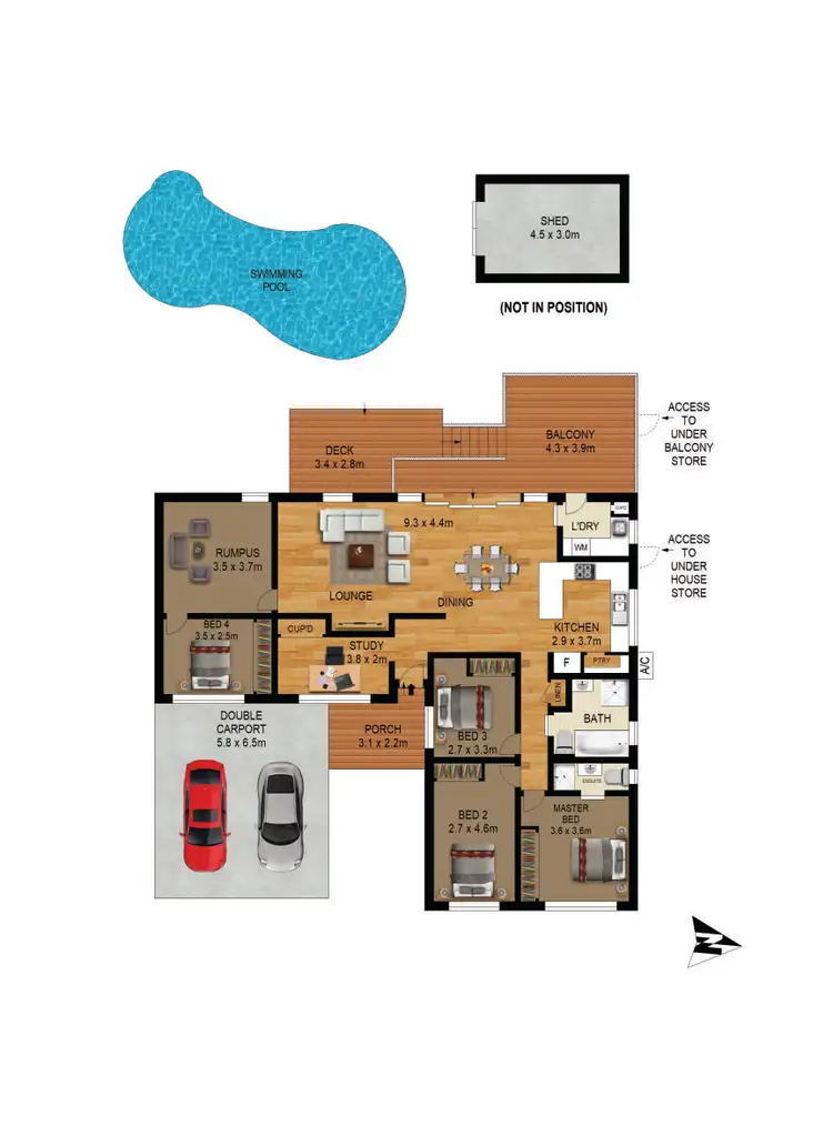 Floorplan of Homely house listing, 16 Patterson Avenue, Kellyville NSW 2155