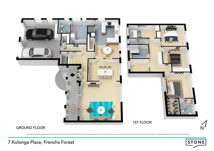 Floorplan of Homely house listing, 7 Kolonga Place, Frenchs Forest NSW 2086