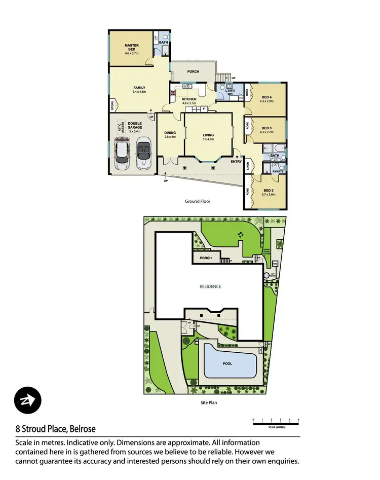 Floorplan of Homely house listing, 8 Stroud Place, Belrose NSW 2085