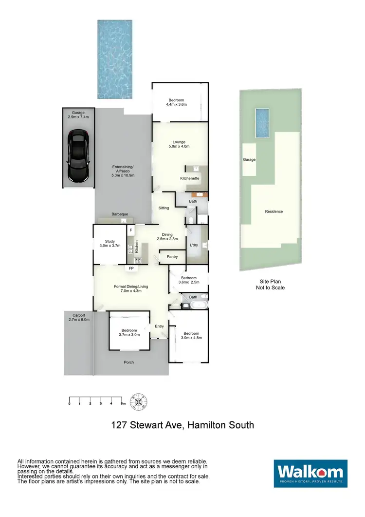 Floorplan of Homely house listing, 127 Stewart Avenue, Hamilton South NSW 2303