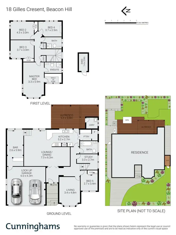 Floorplan of Homely house listing, 18 Gilles Crescent, Beacon Hill NSW 2100