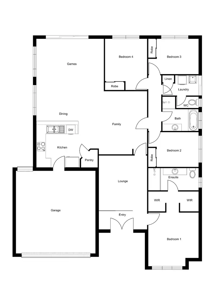 Floorplan of Homely house listing, 7 Advance Road, Dalyellup WA 6230