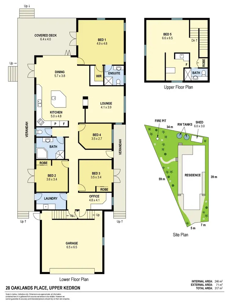 Floorplan of Homely house listing, 28 Oaklands Place, Upper Kedron QLD 4055
