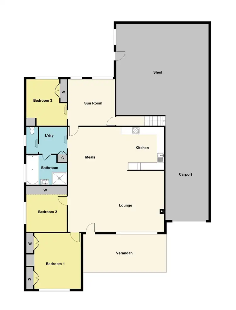 Floorplan of Homely house listing, 24 Church Street, Stawell VIC 3380