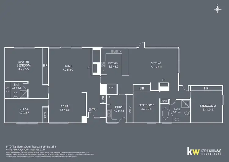Floorplan of Homely rural property listing, 1470 Traralgon Creek Road, Koornalla VIC 3844