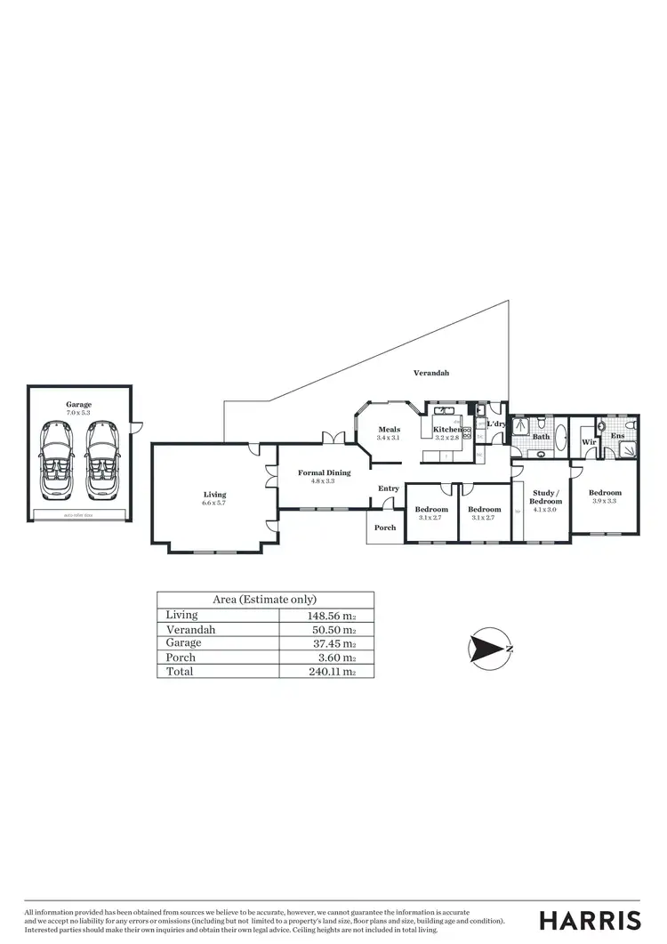 Floorplan of Homely house listing, 1 Harold Street, Payneham SA 5070