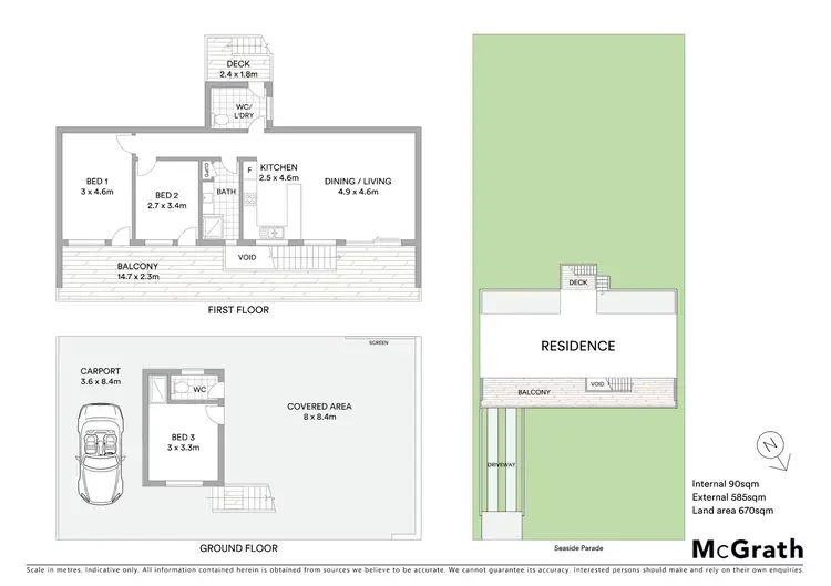 Floorplan of Homely house listing, 7 Seaside Parade, Dolphin Point NSW 2539