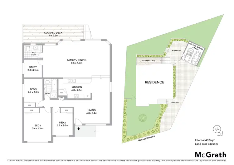 Floorplan of Homely house listing, 8 Warruga Crescent, Berowra Heights NSW 2082