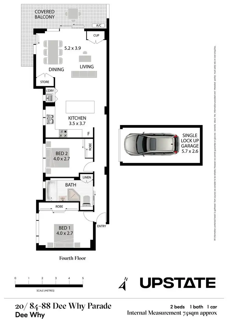 Floorplan of Homely apartment listing, 20/84-88 Dee Why Parade, Dee Why NSW 2099